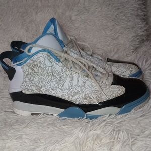 Jordan Sneakers White and Blue
